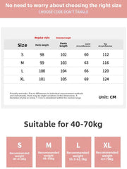 High Waist Curved Wide-Leg Pants – Slim Fit Straight Trousers in Regular & Extended Length