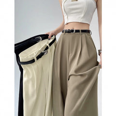 Casual High Waist Wide Leg Pants