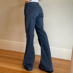 Vintage Low Waist Flare Jeans
