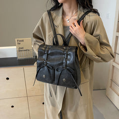 The Journey Carryall Bow Leather Backpack