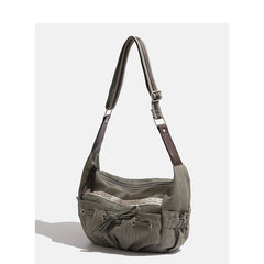 Lace Patchwork Bow Large Capacity Shoulder Bag - fairypeony