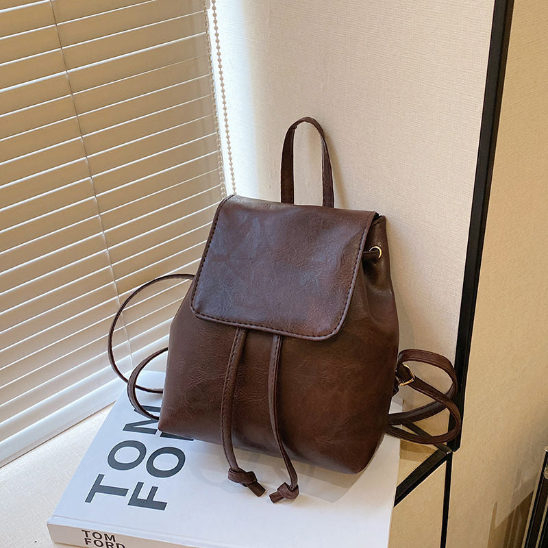 PU Leather Vintage Backpack