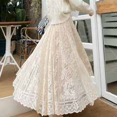 Fairy Lace Maxi Skirt
