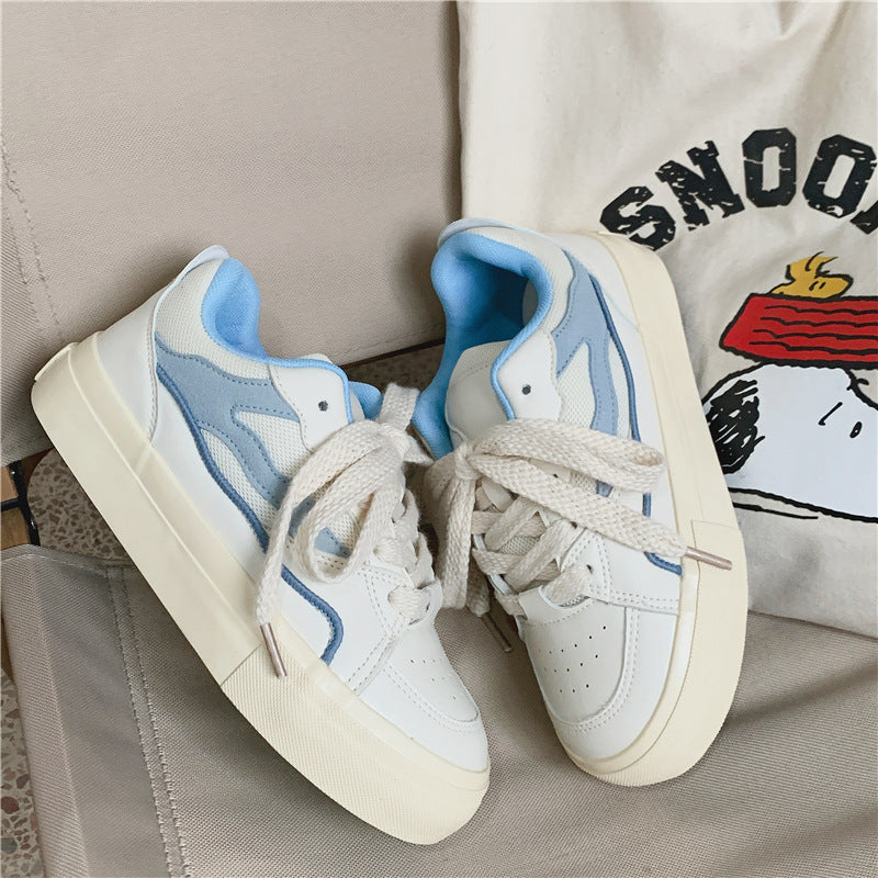 Vintage Brushed Canvas Sneakers - fairypeony
