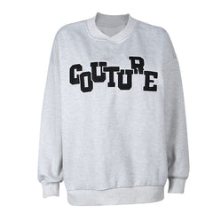 New Loose Fashion Casual All-matching Slim Fit Sweater - fairypeony