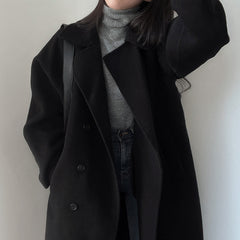 Dark Academia Turtle Neck Solid Color Sweater