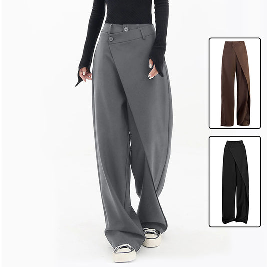 Irregular Patchwork Straight Leg Pants