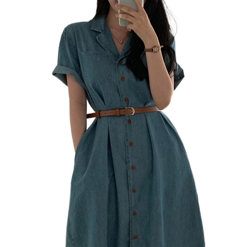 Denim Dress - fairypeony