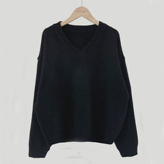 V-Neck Pullover Dark Academia Sweater