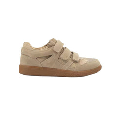 Genuine Leather Retro Velcro Training Shoes
