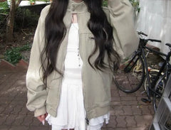 Vintage stand collar slim-fit coat in Mikachi, sleeve detail