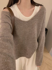 Women's Two-Piece Knitted Sweater