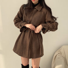 Vintage Double Breasted Mid length Coat