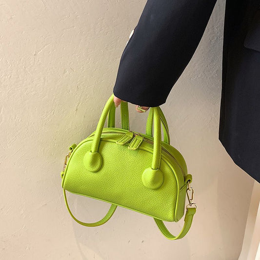 Pretty in Pink Leather Handbag - fairypeony