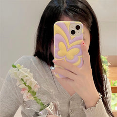 Summer Cream Butterfly Phone Case - fairypeony