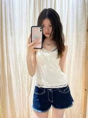 Padded collar inner vest for women