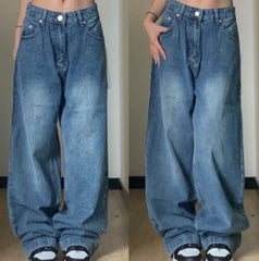 Vintage Blue Wash Boyfriend Jeans