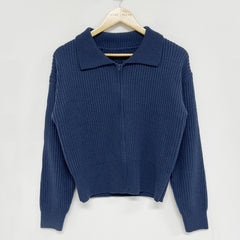 Vintage Zip Up Casual Versatile Cardigan