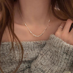 Starfish pearl necklace