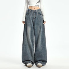Vintage Blue Wash Baggy Jeans