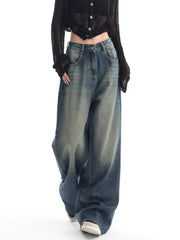 Vintage Wash 90's Baggy Boyfriend Jeans