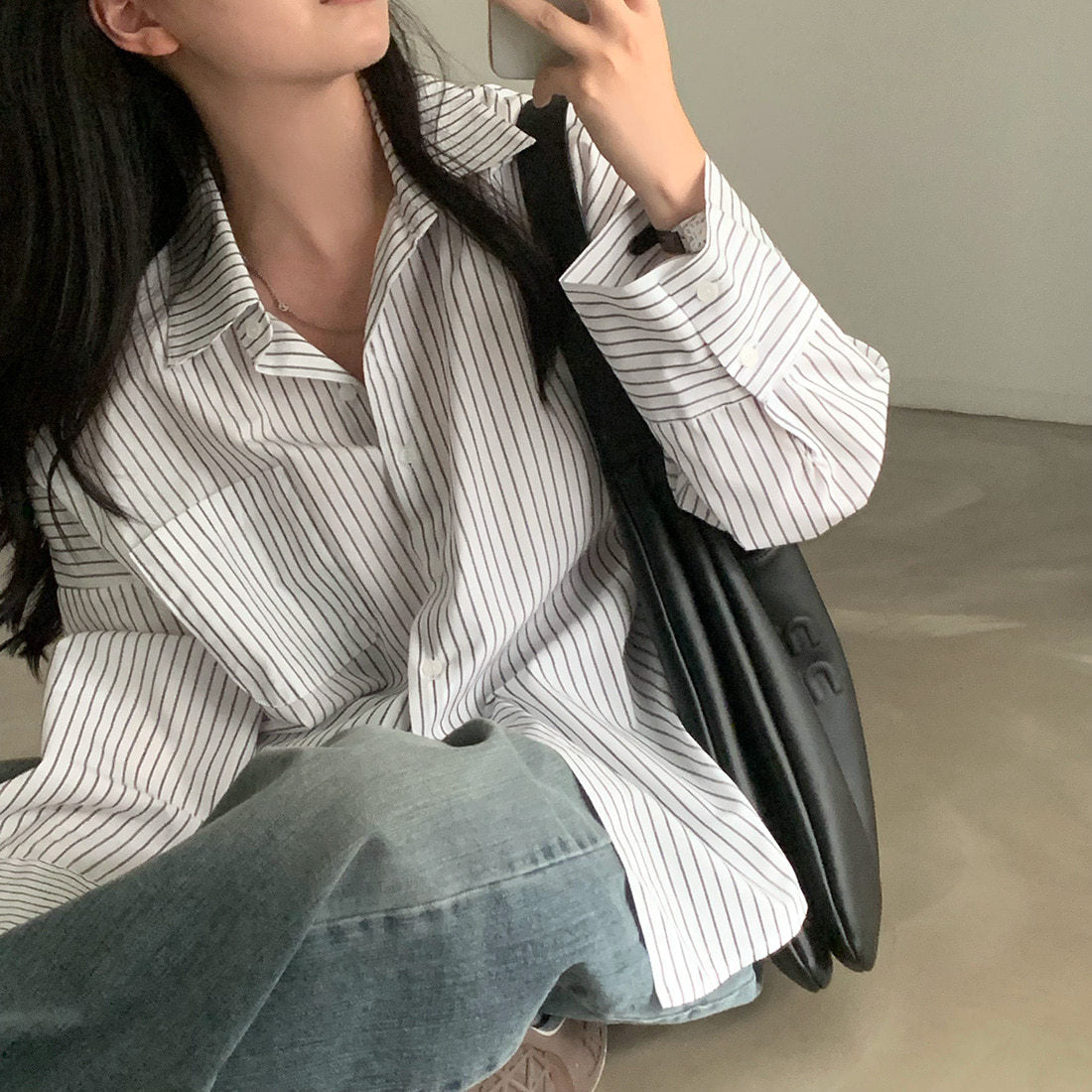 Womens Striped Shirt - fairypeony