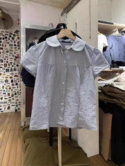Babydoll short-sleeved shirt