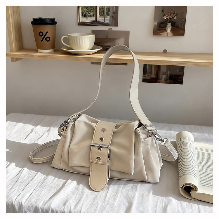 Versatile PU Leather Large Underarm Shoulder Bag for Women