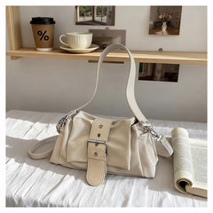Versatile PU Leather Large Underarm Shoulder Bag for Women