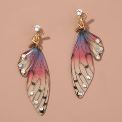 Resin Butterfly Wing Earrings, , women clothing, resin-butterfly-wing-earrings, , fairypeony