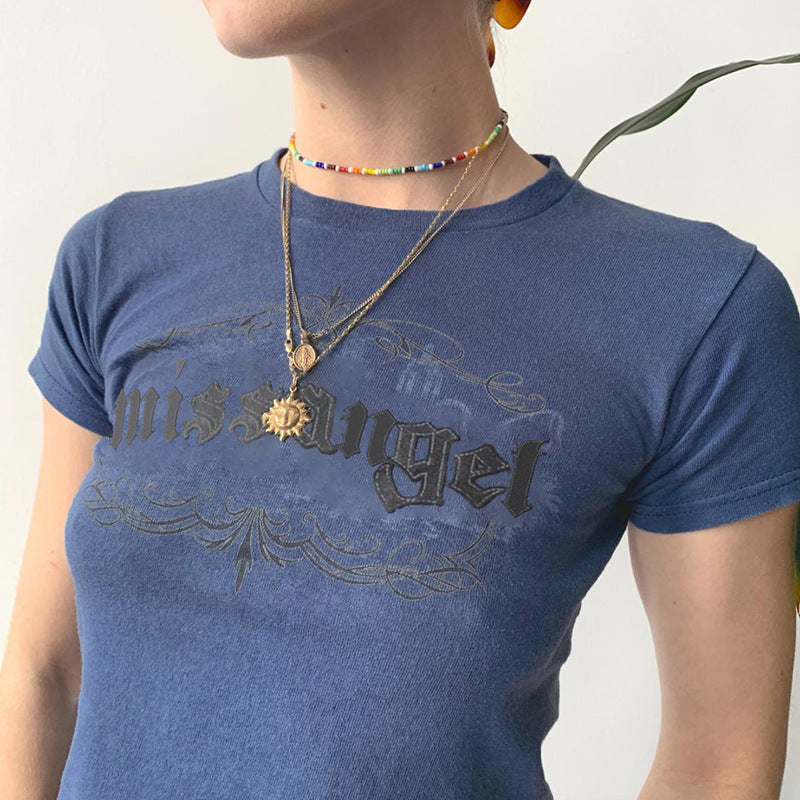 Miss Angel Vintage Baby Crop Top - fairypeony