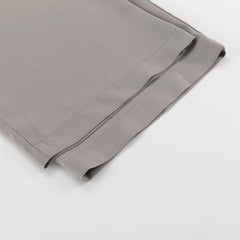 Patchwork Waist Baggy Pleated Tailored Pants - fairypeony