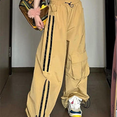 Vintage Side Stripe Sweatpants - fairypeony