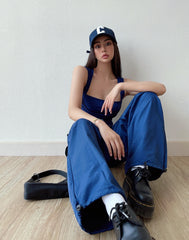 Size Friendly Straight Leg Parachute Cargo Pants, , women clothing, size-friendly-straight-leg-parachute-cargo-pants, , fairypeony