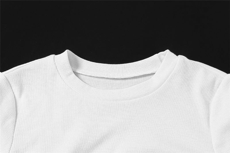 Splash Print Grunge Crop Top - fairypeony