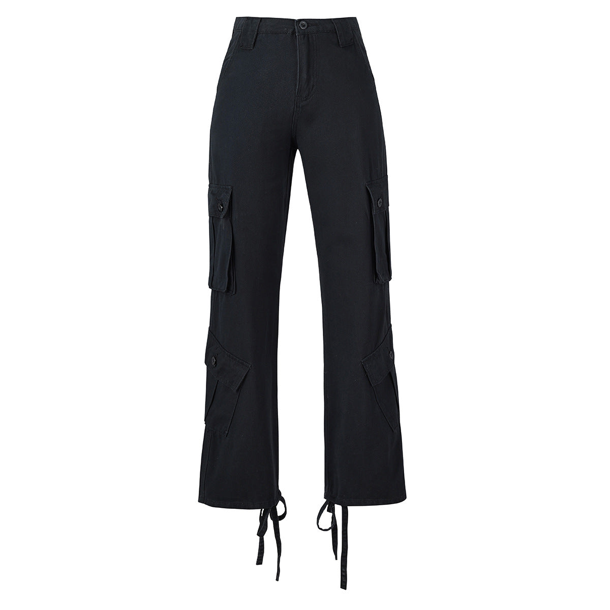 Straight Leg Y2K Cargo Pants, , women clothing, straight-leg-y2k-cargo-pants, , fairypeony