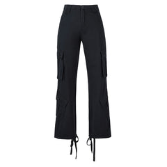 Straight Leg Y2K Cargo Pants, , women clothing, straight-leg-y2k-cargo-pants, , fairypeony
