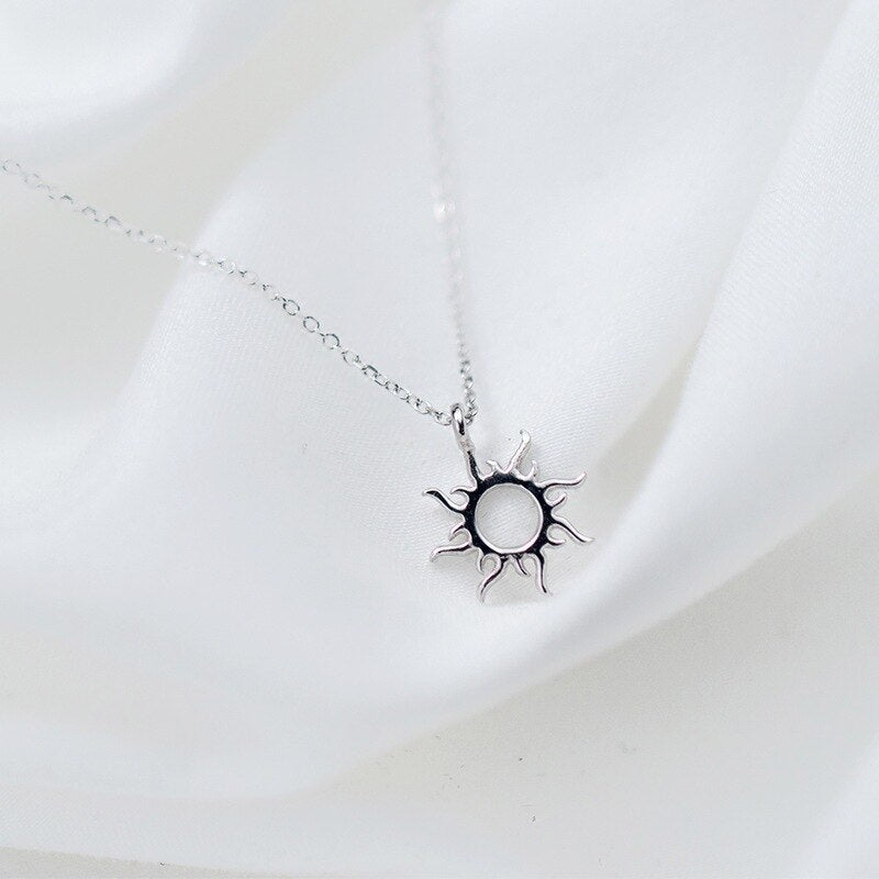 Hollow Sun Necklace Pendant, , women clothing, hollow-sun-necklace-pendant, , fairypeony