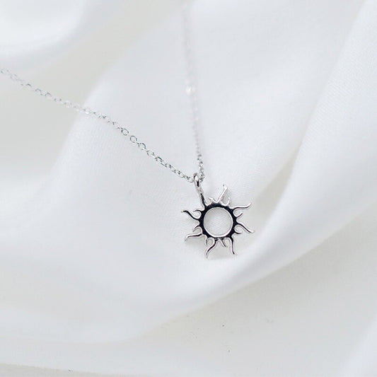 Hollow Sun Necklace Pendant, , women clothing, hollow-sun-necklace-pendant, , fairypeony
