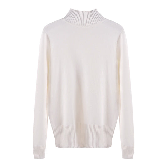 Half turtleneck knitted sweater, , women clothing, half-turtleneck-knitted-sweater, , fairypeony