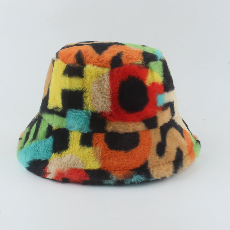 Short brim imitation mink velvet fisherman hat, , women clothing, short-brim-imitation-mink-velvet-fisherman-hat, , fairypeony