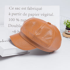 Casual PU casual hat, , women clothing, casual-pu-casual-hat, , fairypeony