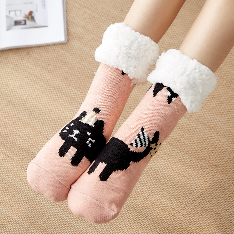 Christmas Socks Female Mid-tube Floor Socks, , women clothing, christmas-socks-female-mid-tube-floor-socks, , fairypeony
