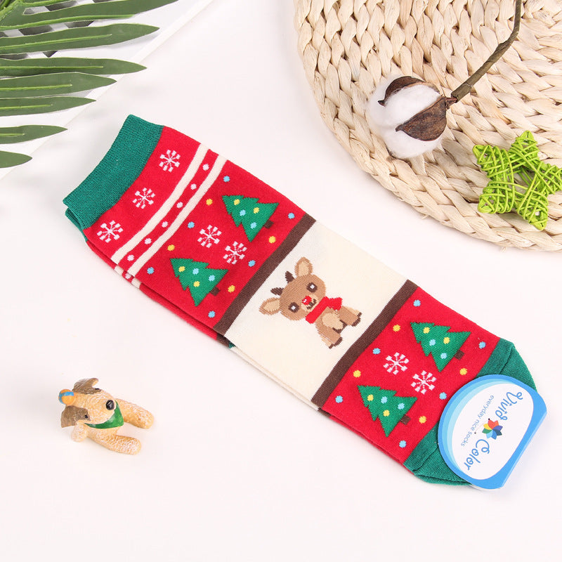 Winter Christmas Women Socks, , women clothing, winter-christmas-women-socks, , fairypeony