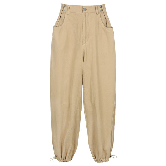 Baggy Parachute Cargo Pants - fairypeony