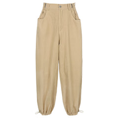 Baggy Parachute Cargo Pants - fairypeony