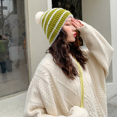Fashionable Woolen Hat, , women clothing, fashionable-woolen-hat, , fairypeony