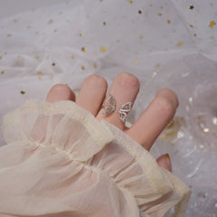 butterfly wing opening ring, , women clothing, butterfly-wing-opening-ring, , fairypeony