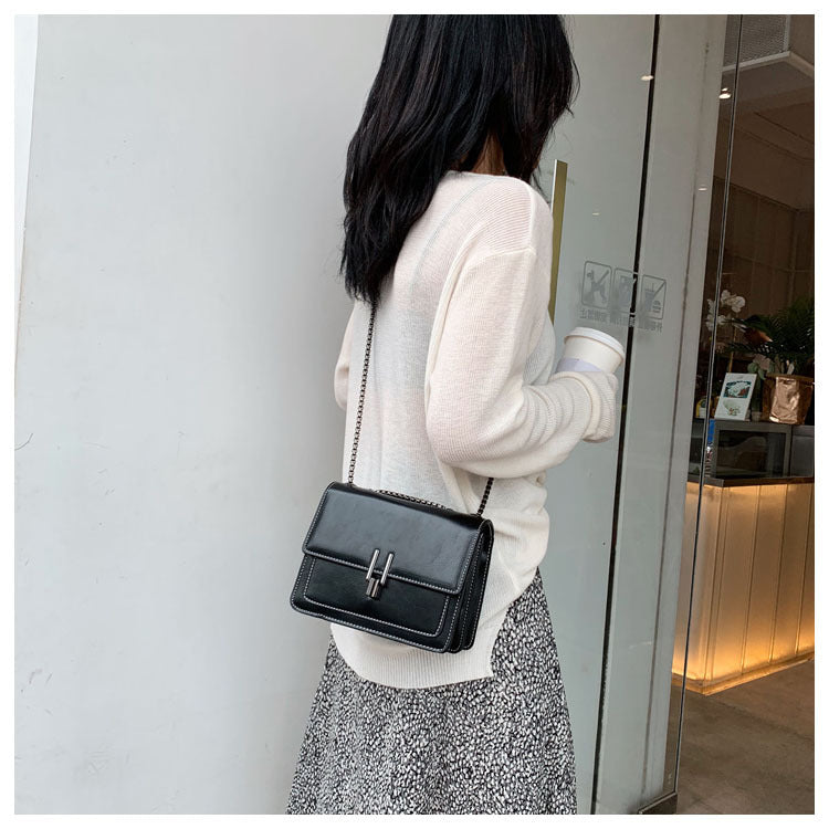 classic retro wild horizontal square handbag, , women clothing, classic-retro-wild-horizontal-square-handbag, , fairypeony