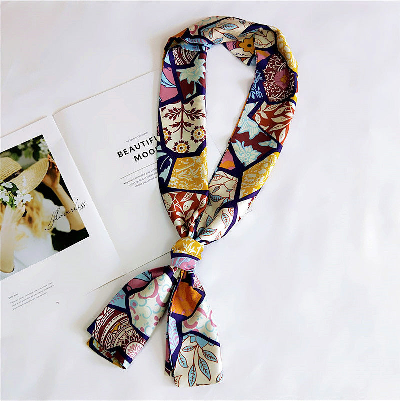 Long Women's Silk Scarf, , women clothing, long-womens-silk-scarf, , fairypeony